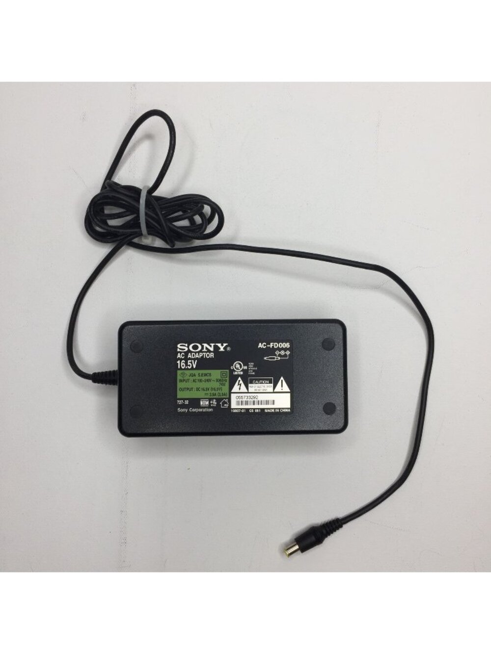 Sony 16.5V AC Adapter Model AC-FD006 Audio/Video Equipment Tested Working